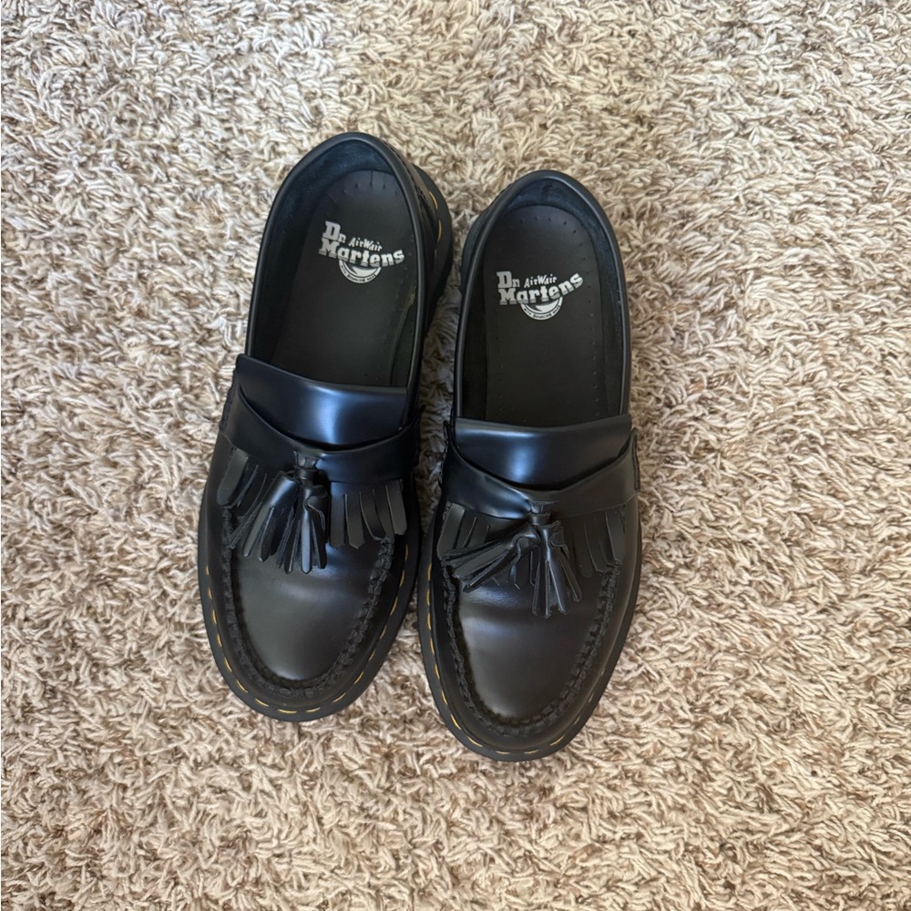 Dr. Martens Black Tassel Loafers